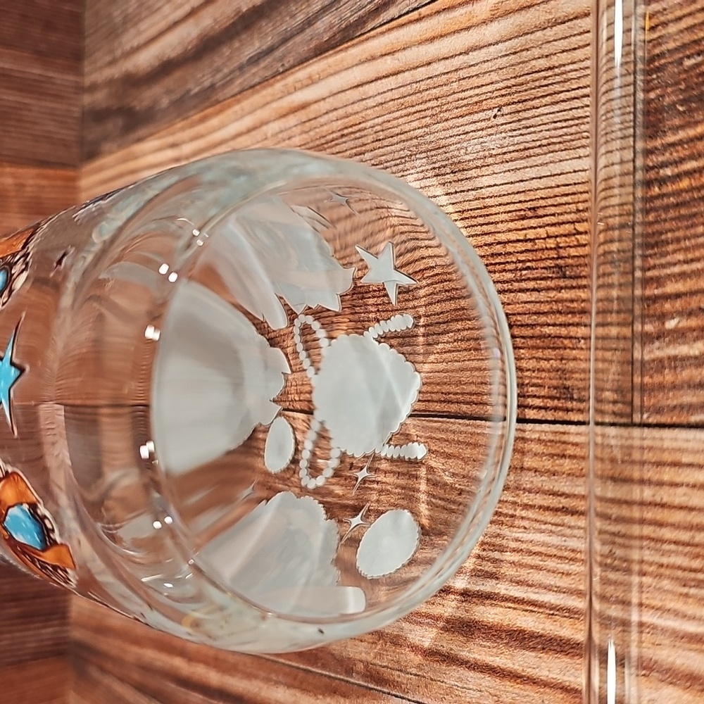 Mama Turquoise Floral Tumbler with Glass Straw. - Picture 8 of 9